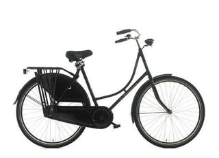 Hippe opoefiets 