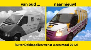 Nieuwe bedrijfsbussen Ruiter Dakkapellen plaatsing teams.