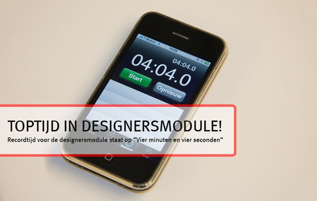 Recordtijd in Designermodule