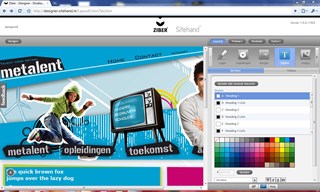 Nieuw in versie 1.90 van de Ziber Design Software - Kleuren instellen en direct toepassen op modules