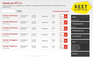 Presentatie vacature module - Meerdere kolommen