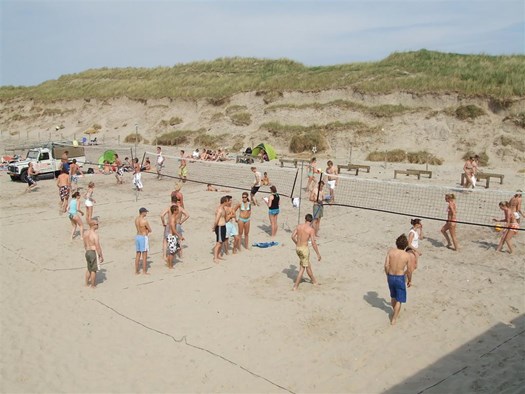 Beachvolleybaltoernooi in Petten