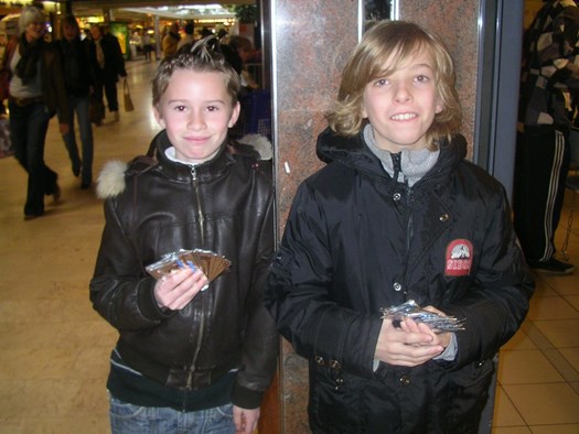 Scholen dicht, kinderen slaan aan het shoppen