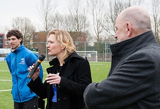 Koen Stam, Kirsten Konst en Ben Blonk . Foto: Sportservice Schagen. 