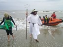 Neptunus zette voet aan wal in Petten