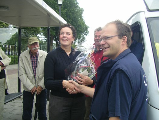 Ilse Blokker uit Dirkshorn: 100 000e passagier