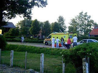 Ambulance was snel ter plaatse en verleende hulp