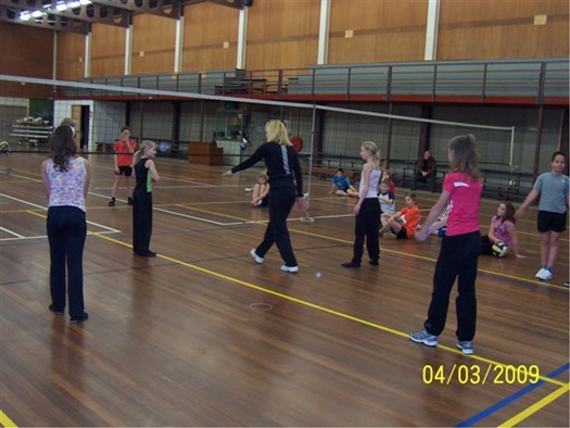 onder leiding van Ingrid kregen alle klassen een training