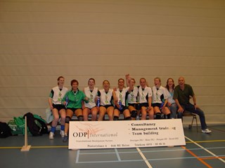 Het trotse team (foto fam. Oud)