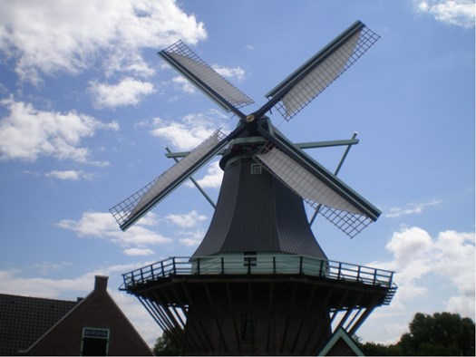 Bij de Gouden Engel in Koedijk was ook een stempelpost