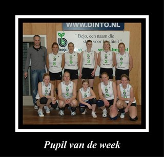 Lieke met het team van Bejo/Dinto