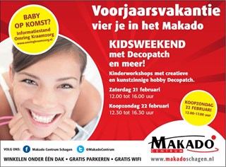 Voorjaarsvakantie vier je in het Makado - Flyer